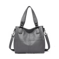 New fashion wild shoulder Messenger bag ladies large capacity sheepskin stitching soft leather bag